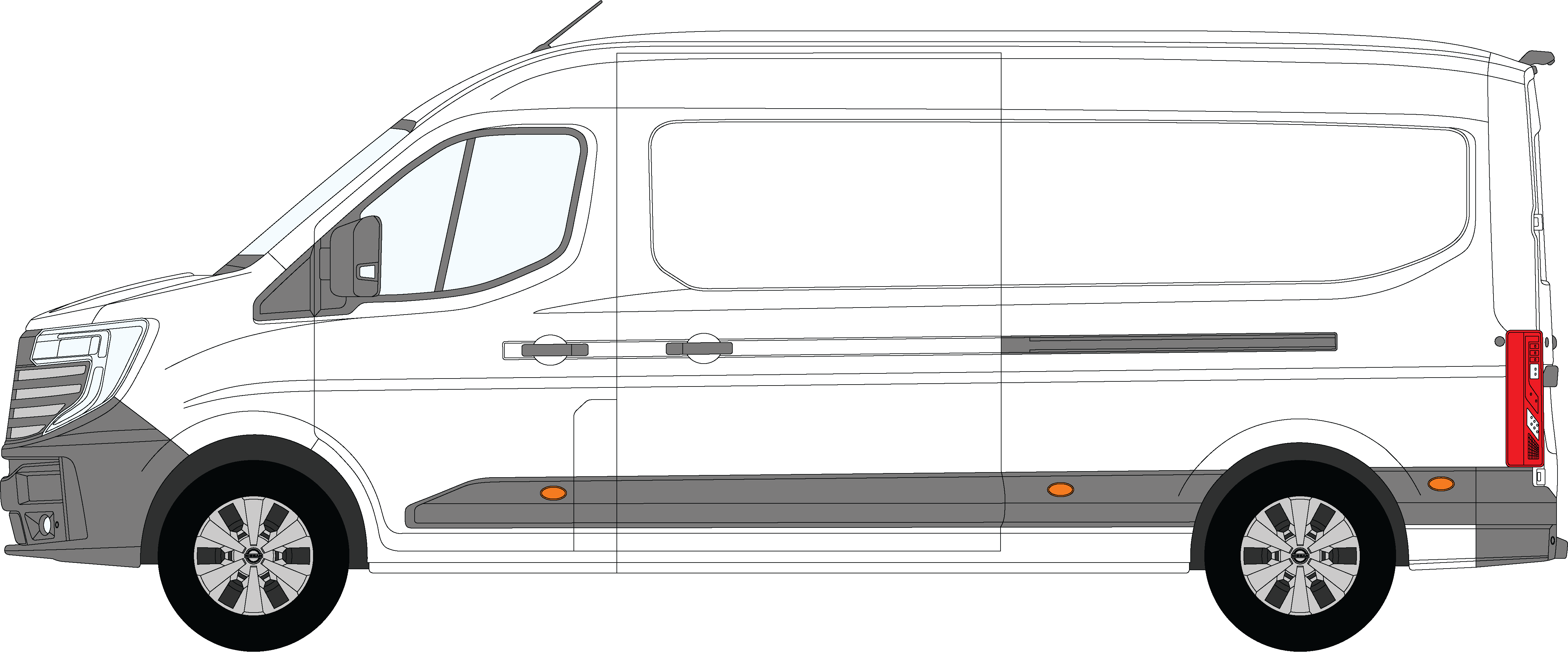 L3 H2 Twin Rear Door Photo
